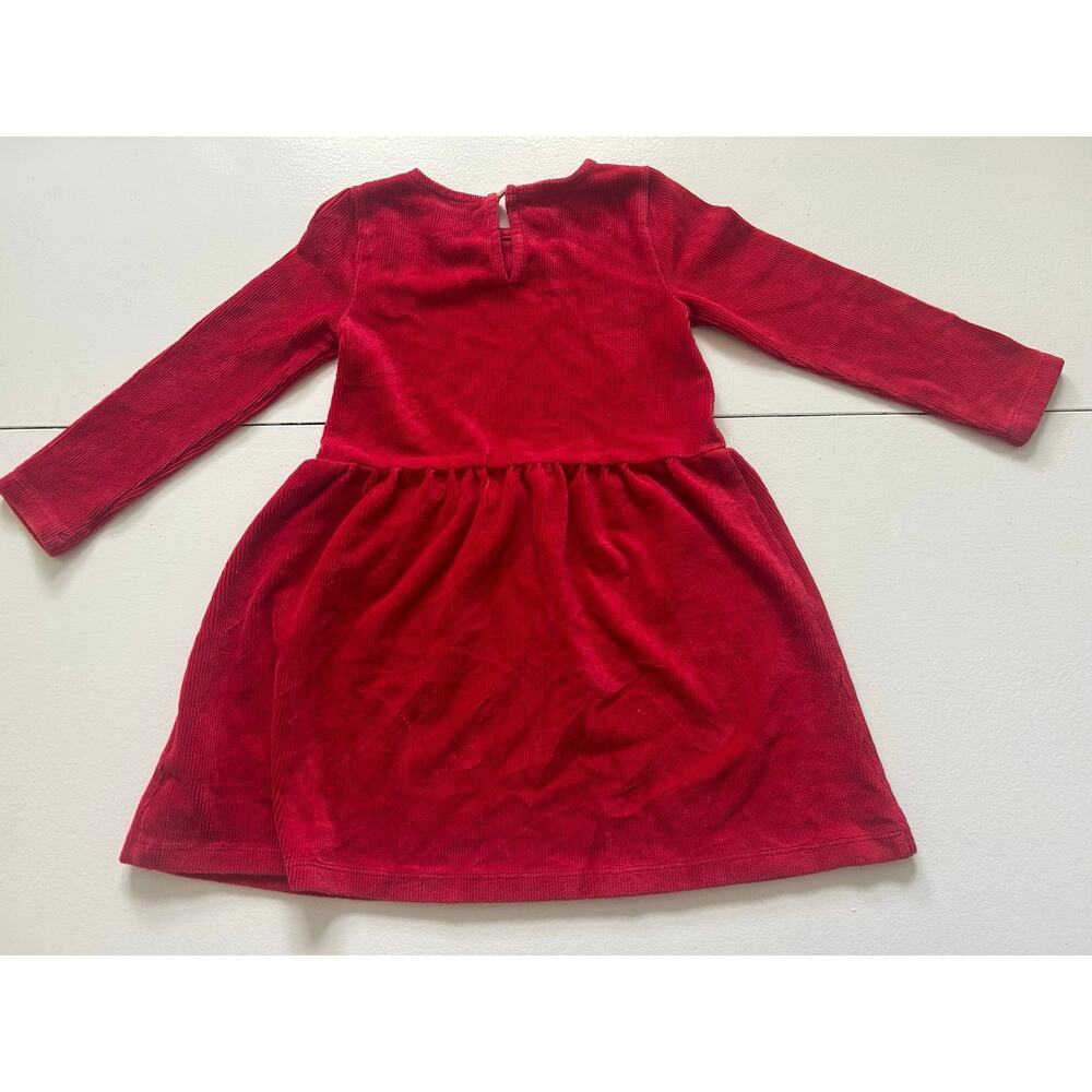 Crew cuts, red corduroy size 4T
 long sleeve dress